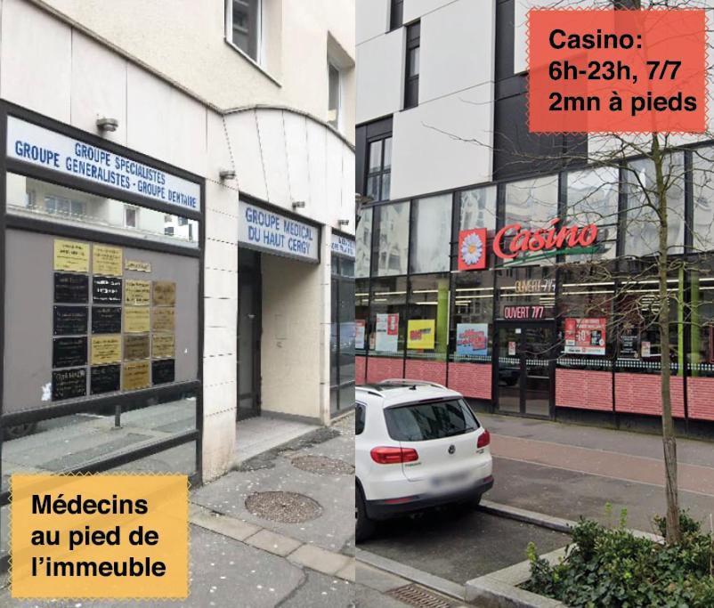 Studio 30M2 - Au Pied De La Gare - Parking Cergy Ngoại thất bức ảnh